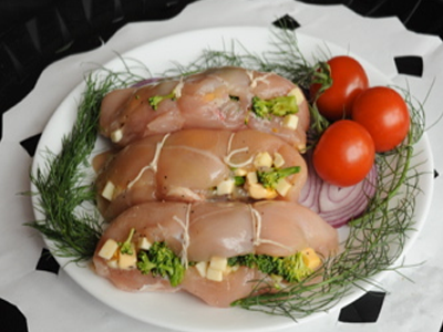 Broccoli and Cheese Stuffed Chicken Breast