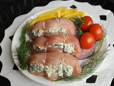 Spinach Artichoke Stuffed Chicken Breast